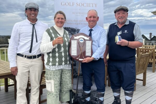 Our Champs with Nett winner Christian and Pete Whitall R/up