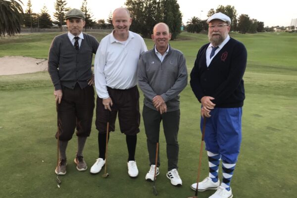 Foursomes play off group