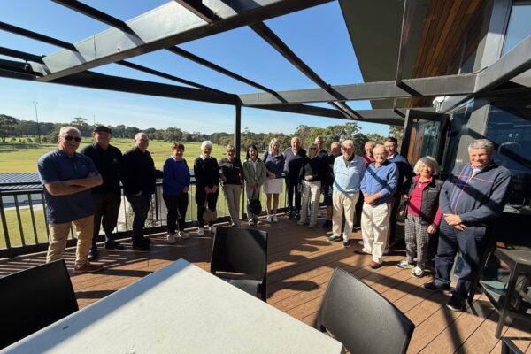 Attendees on AGC tour