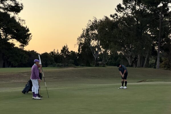 the playoff .. Anthonys birdie putt wins it !!