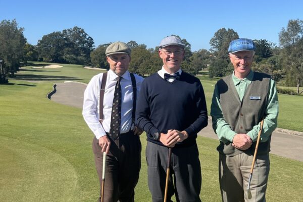 Qld State champion Justin Ryan with Tim Taylor and John Trevorrow